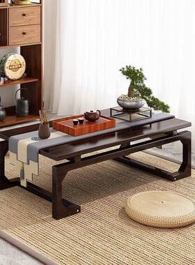 新中式几客厅茶小户型家用非实木桌子简易茶学桌卧KTD室习电小脑