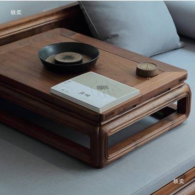 罗汉汉新床中式榆木仿古沙发小户型罗榻宋式美学卧榻家罗汉床-0老