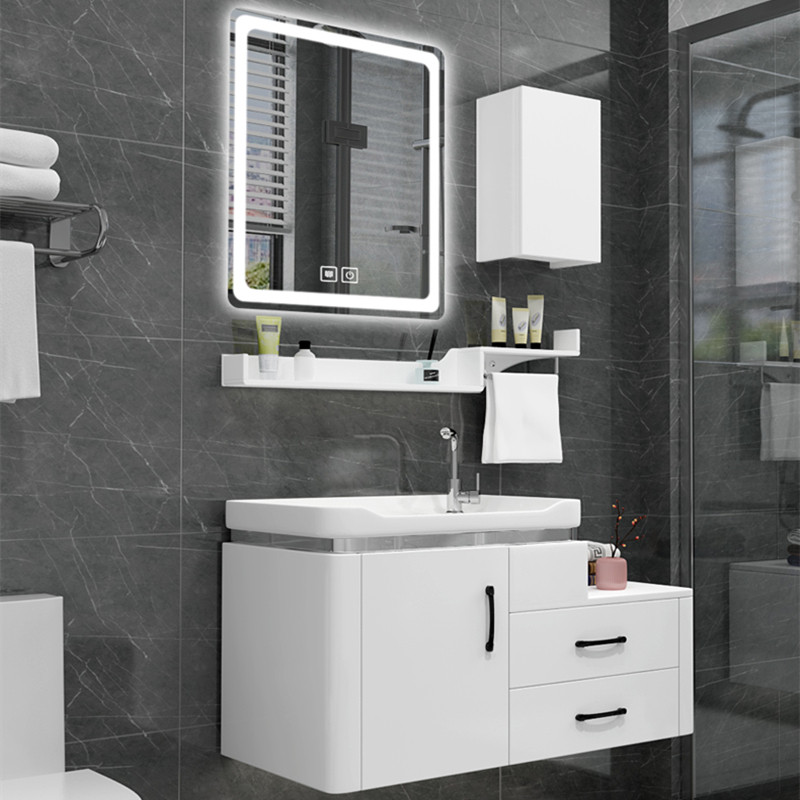 支持定做定制长度高度智能浴室柜小户型洗脸盆洗手池洗漱台洗面盆