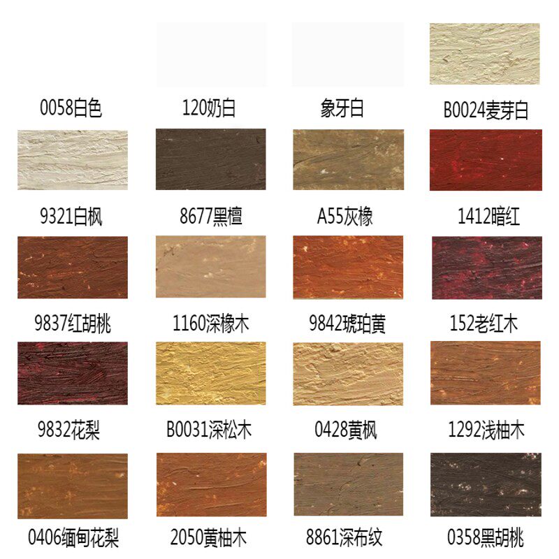 华涛家具修补蜡笔补漆笔实木家具钉眼划痕填充坑洞开裂崩边修补
