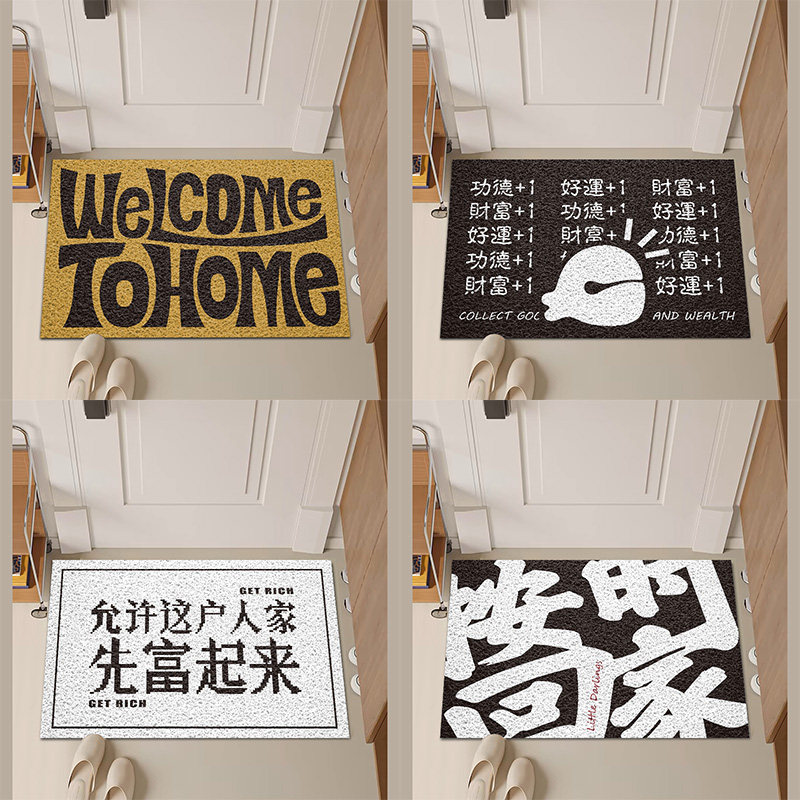 丝圈入户门内地垫大门口外地垫门外楼道地垫进门地毯耐脏蹭土垫子