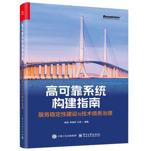 正版现货 高可靠系统构建指南服务稳定性建设与技术债务治理 电子工业 杨彪