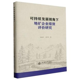 正版现货 可持续发展视角下地矿企业绩效评价研究 立信会计 侯俊华汤作华责编王斯龙