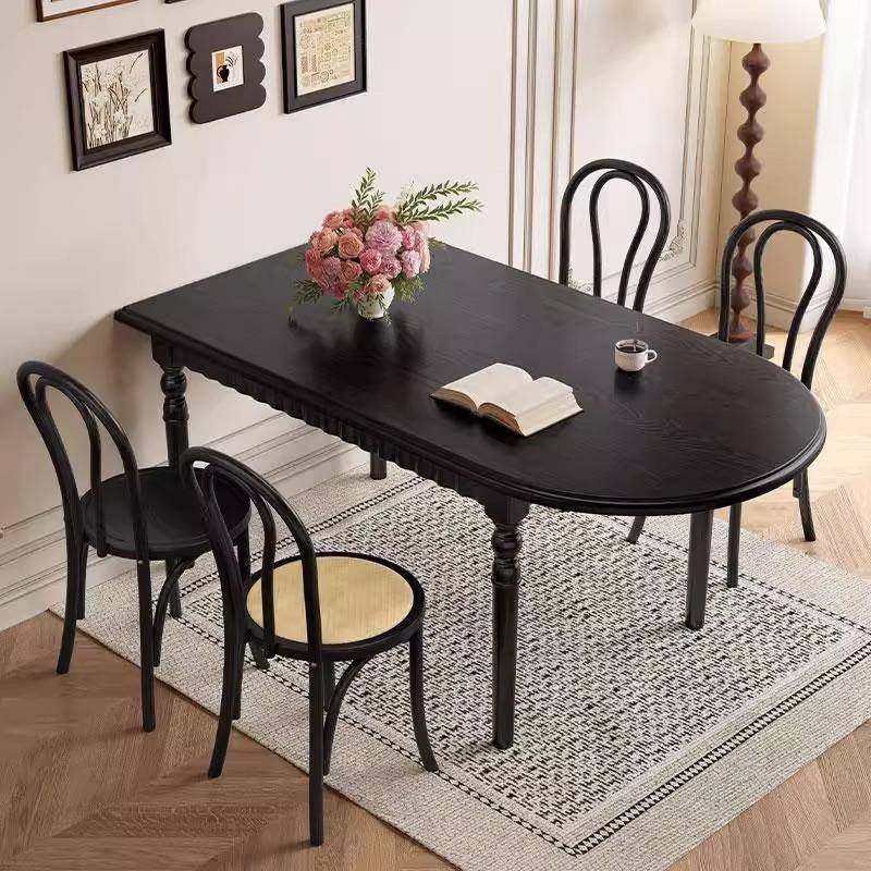 中古风简约实木餐桌靠墙家用饭桌餐馆咖啡厅长方形桌子桌椅组合,3C数码配件,其它配件,淘宝优惠券,粉丝福利购,淘宝优惠卷