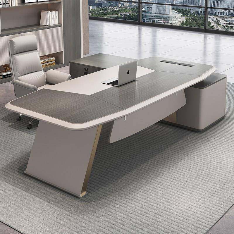 办公桌老板桌高档总裁桌经理大班台办公室家具董事长桌单人椅组合