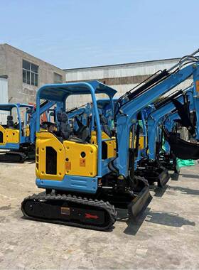 出口Russia履带式挖掘机 迷你excavator农用挖掘机大臂侧摆