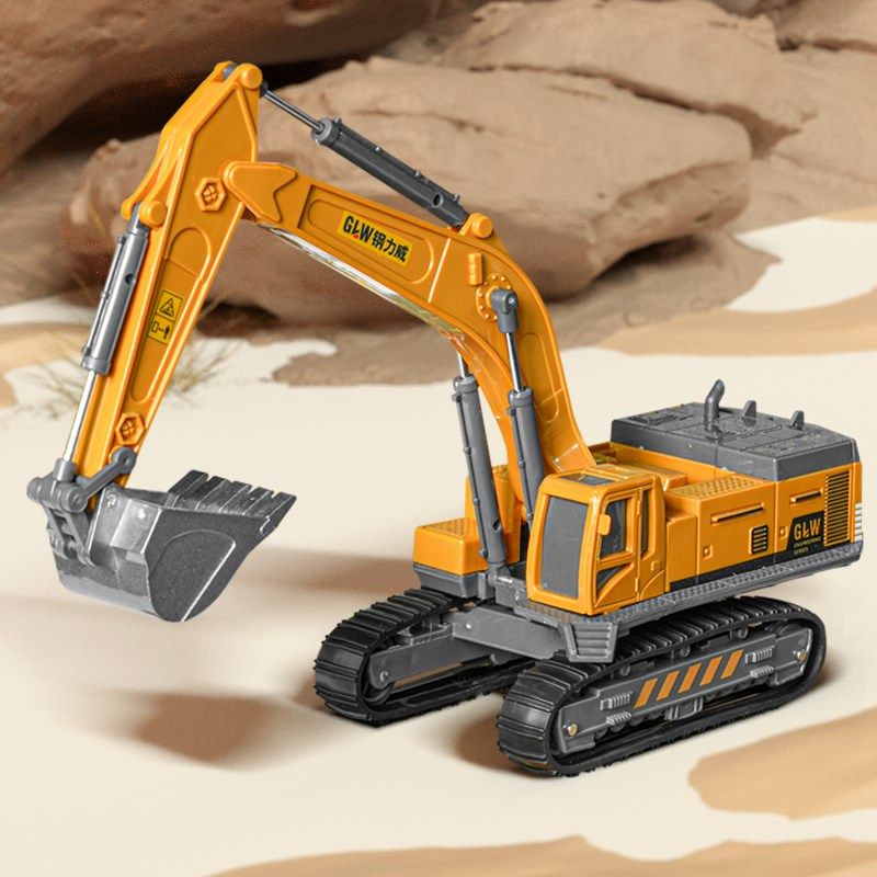 合金挖掘机玩具车大号履带式挖机男孩搅拌车儿童挖土机工程车模型,玩具/童车/益智/积木/模型,惯性/回力/滑行玩具,淘宝优惠券,粉丝福利购,淘宝优惠卷