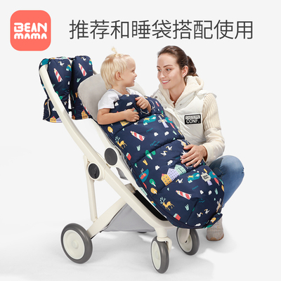 婴儿推车手套保暖冬天冬季加绒防风防寒童车伞车把扶手套配件通用