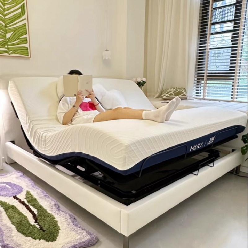 智能电动床垫多功能全自动双人床防打床较自动升降夫妻互不打
