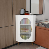 转角柜墙角三角茶水柜沙发旁小拐角边角置物客厅床头角落收纳储物