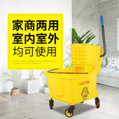 超宝加厚榨水车拖把桶免手洗挤水器酒店商用挤水车配件拖把挤水桶