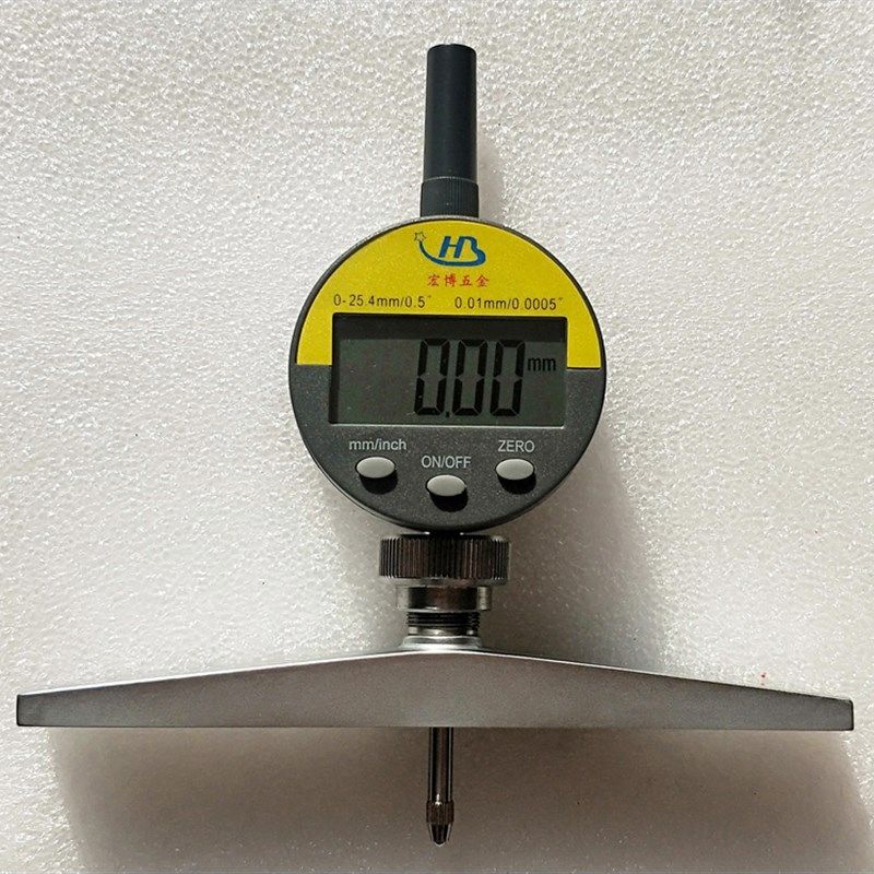 宏博数显深度表百分表千分表深度表座段差尺规面差表0-12.7齿高表