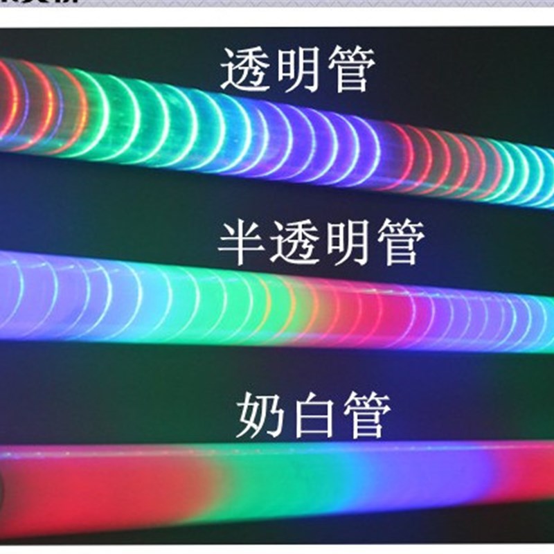 LED数码管led护栏管霓虹灯内控外控单色七彩轮廓灯广告灯管跑马灯