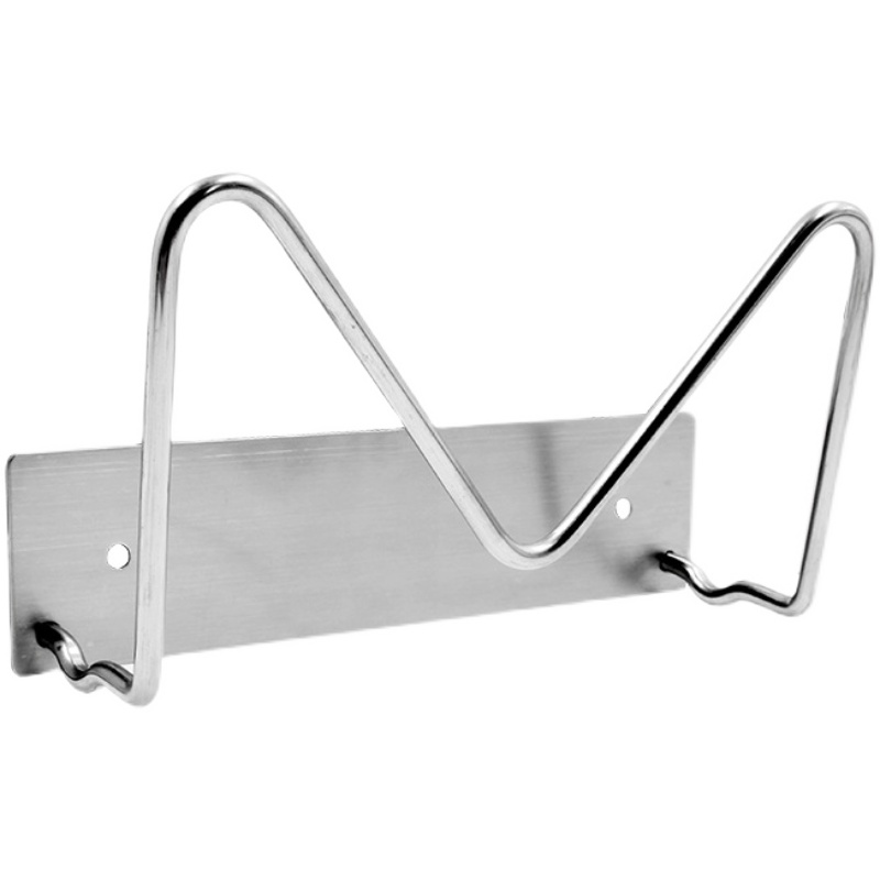 免打孔304不锈钢锅盖架多功能厨房置物架壁挂式菜板砧板收纳