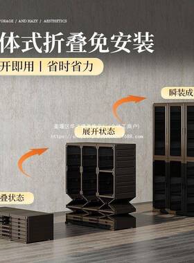 折0叠免安TYW装衣柜一体式室家房用出租用225新款简易儿童收纳柜