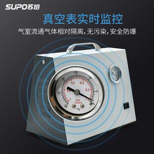 无油隔膜真空泵电便携式气抽滤405抽泵静音小负型正压可调充实验