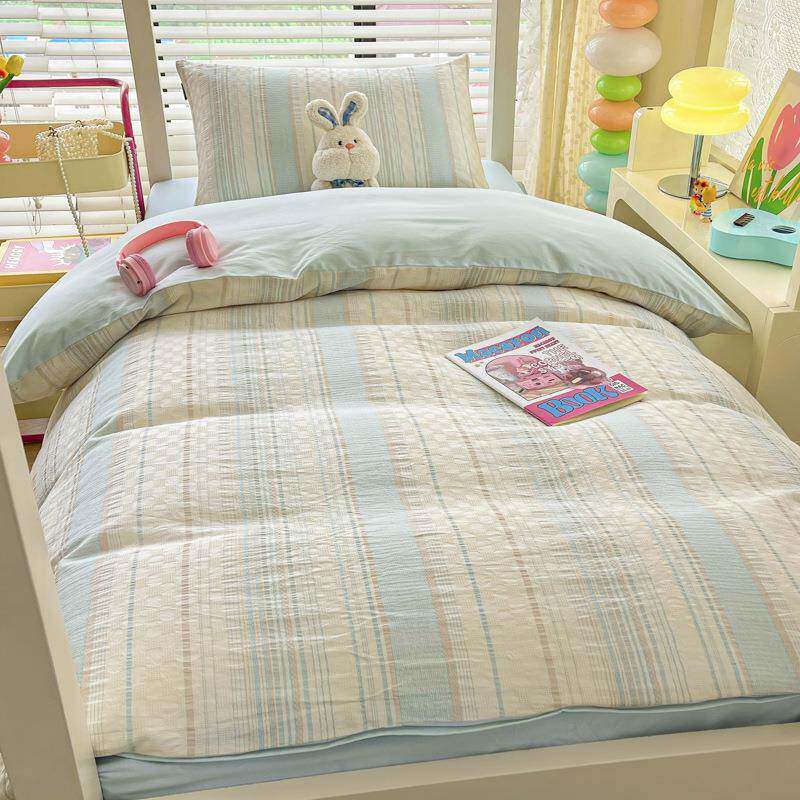 60支简约纯棉被套单件50×20×230全0棉1lxy20240双人.被罩15米床