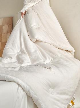 25025新6款s全棉大提花0李官奇5%大豆被子纯18124棉加厚保暖秋冬