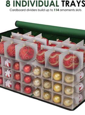 跨新品圣诞收纳SN00121盒大容量境圣诞圣装饰收品纳箱亚马逊热销