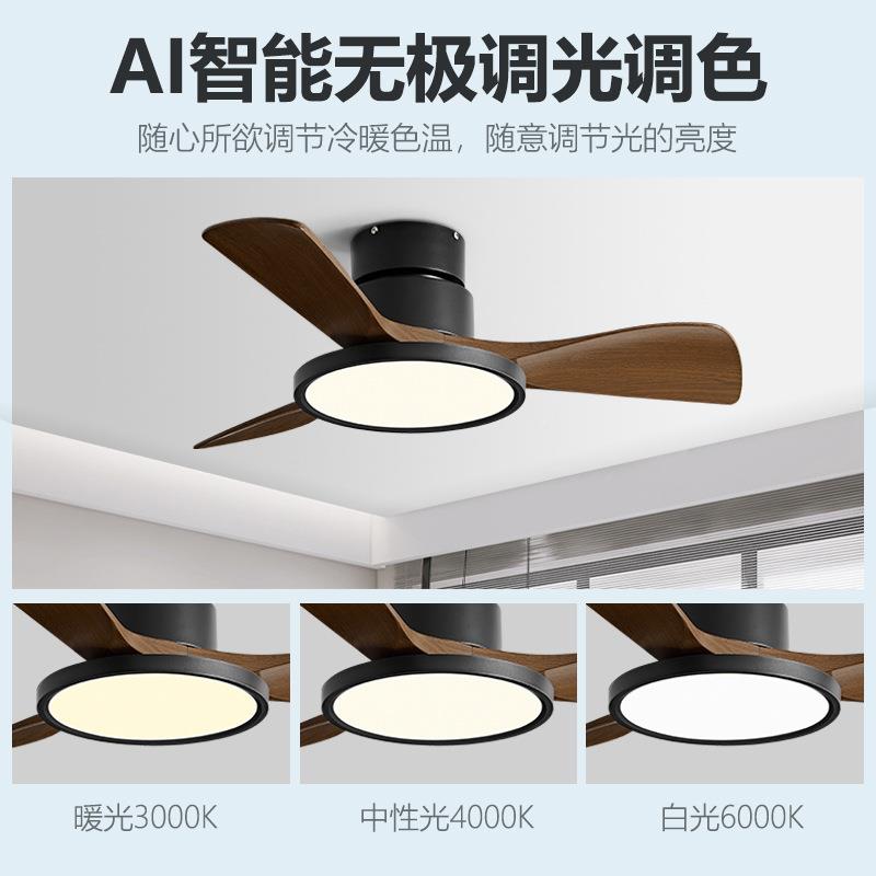 道卧室风灯202175新厅款餐小型吊扇家用静音过玄关阳台扇吸顶吊扇