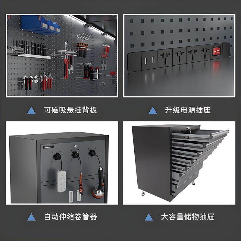 修工作台组合工柜4S989店修汽工具收纳柜维修操作桌不锈具钢工汽