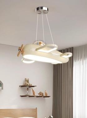 奶油风儿童飞灯孩女机孩卧室房间吊灯男新款创意太空人96003房灯