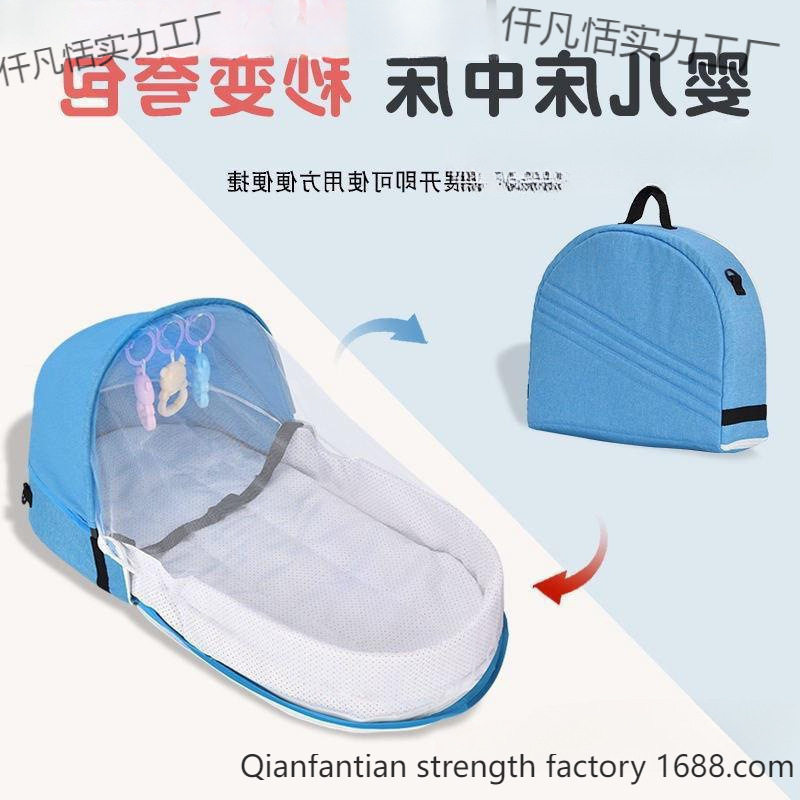 加厚宝宝车上婴儿提篮厂家直销便携式耐磨轻音外出可移动睡觉收纳