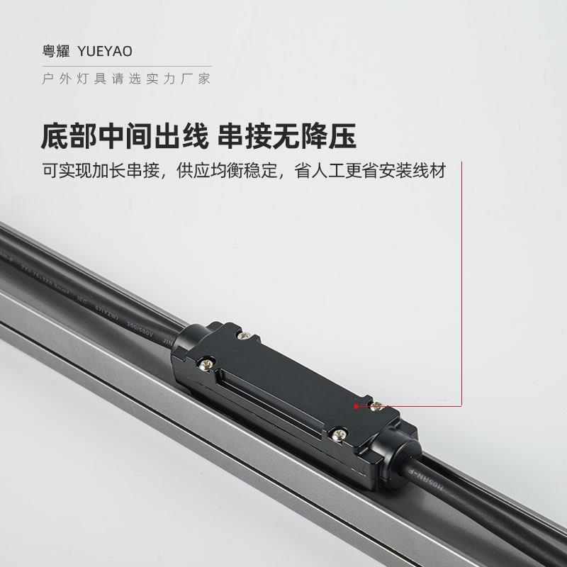 YY-XQD-012w线条光廓灯户外灯秀洗轮商墙灯512rgb结构防水业外墙