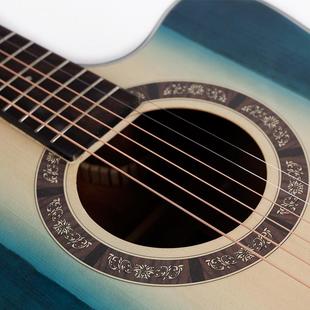 包4115CYCM邮板吉他4单1寸云桃花芯光民谣吉杉哑他面单木吉他厂家