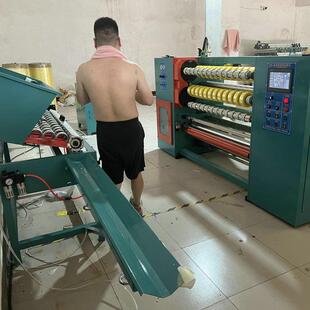透机明胶带切机器全自动胶带胶粘带分分条机胶带生产机器全UXB套