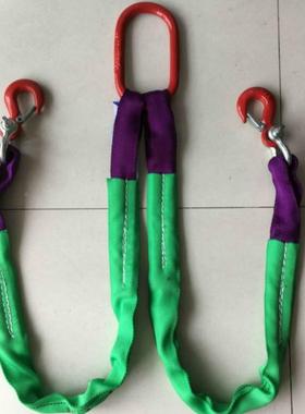 吊装带重吊带钩勾绳吊具吊吊装工EMO业行车组合2/吊起叉腿索具