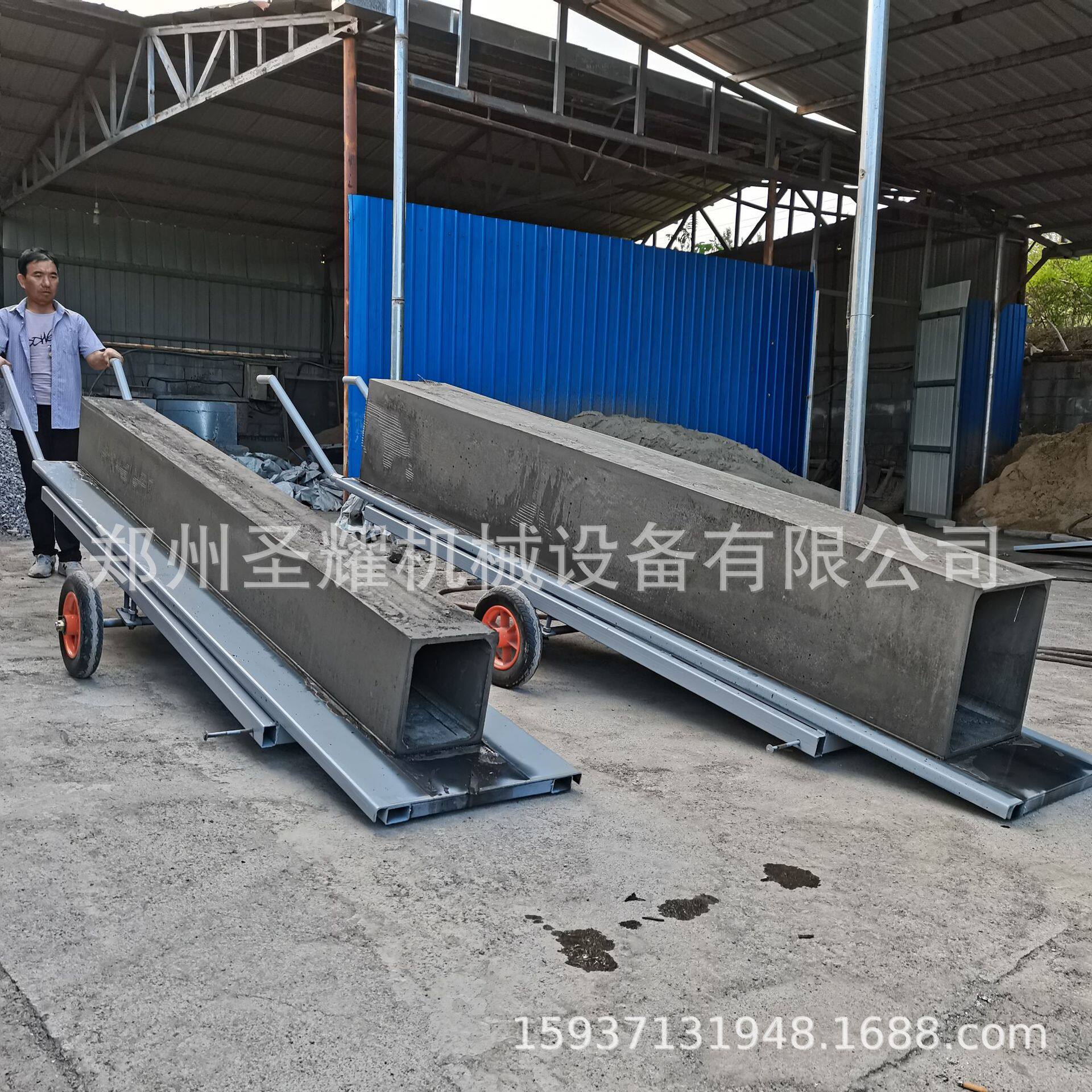 新型气动涨模脱模水泥烟道机建筑用通风烟道一次性快速成型烟道机