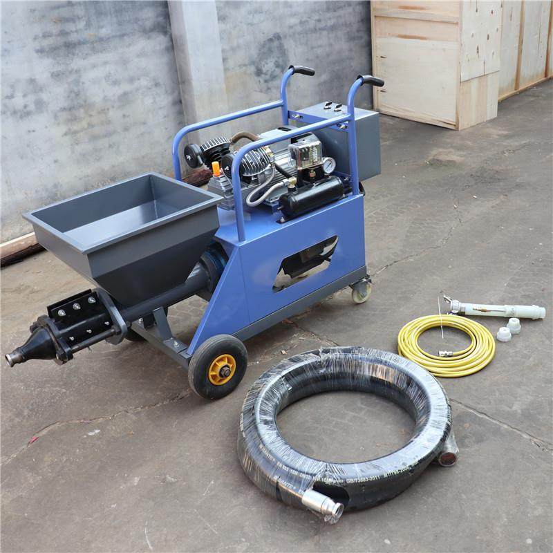 全自MQH动腻砂浆涂机火涂料粉墙机抹墙机墙面拉喷毛子喷涂防机