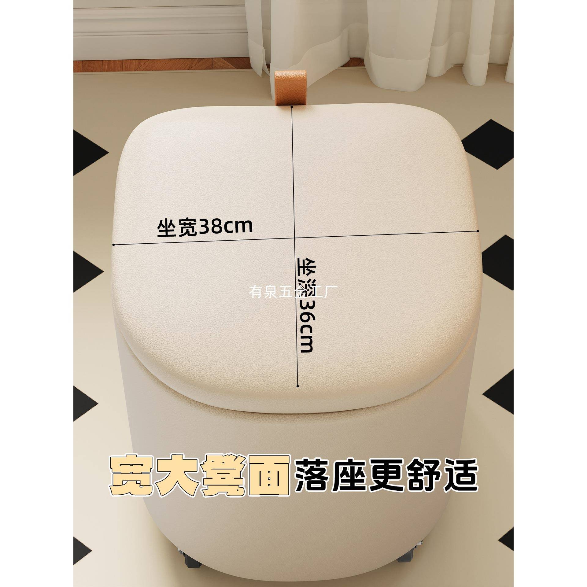 储化妆凳可物梳妆台凳女生卧室奶子油风旋万向转轮美49甲椅方凳矮