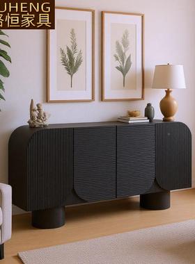 中古物风诧寂风餐边柜LPK卧室现简约玄关柜代酒店民宿柜设计感储