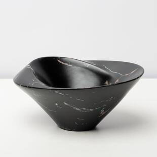 新中式创大意形87597897圆肌理仿理石纹花瓶软装样板房花器餐面果