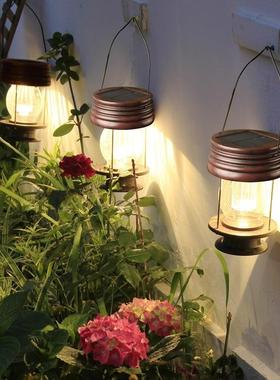 别户复古马灯阳能灯墅灯草外SPL001-N坪太灯吊挂灯花园装饰灯庭院