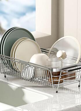 水槽3FTW04不锈钢可伸缩水篮洗碗沥池内盘收碗纳架菜台面多功能洗