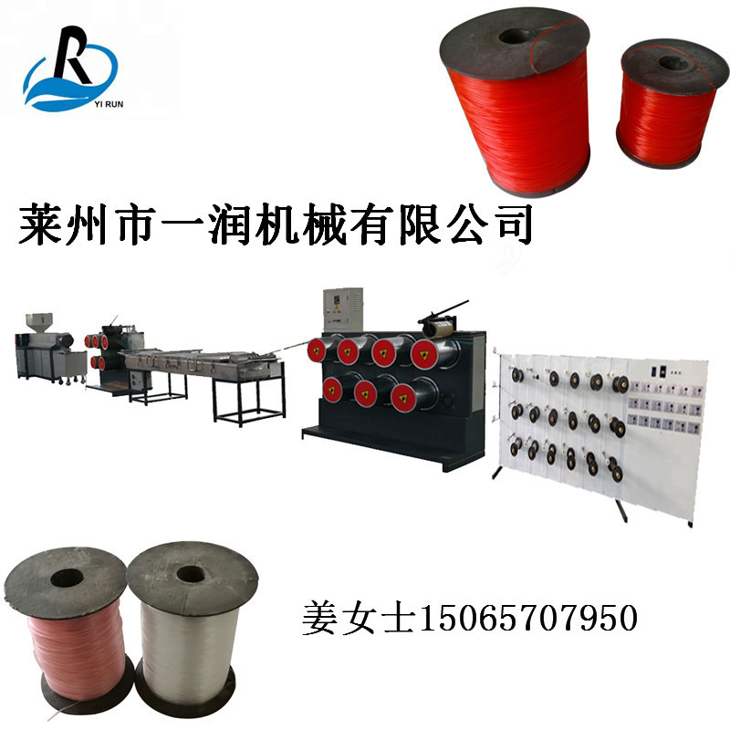 塑料圆丝拉丝挤出拔丝机