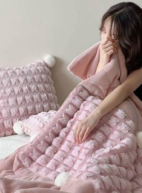 抱枕头被子两用午睡加SIT二合一折叠汽载枕车被办公室毯厚子冬天