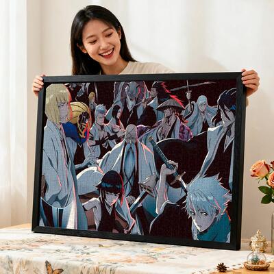 死神bleach周边木质拼图高质量手工挂墙画定制照片生日礼物