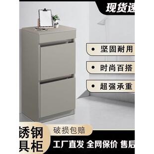 高端理发店工具柜发廊专用工具车美发店剪发柜置物架不锈钢镜台柜