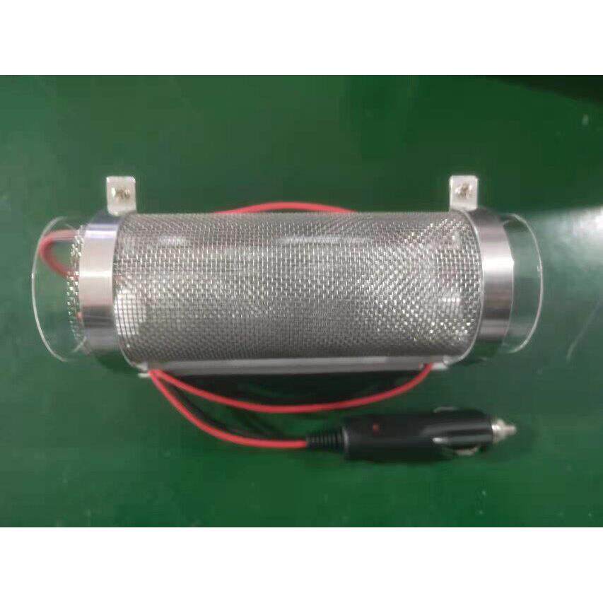 12v10g车载臭氧产生器高浓度石英管高脚一体臭氧电源消毒杀菌净化