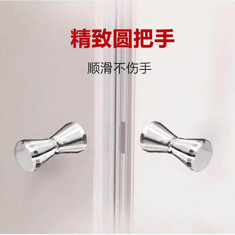 日丰淋房折浴叠门玻卫璃门浴333室生隔断极窄推拉门家用整间体浴