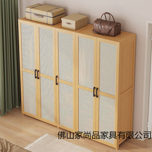 小户型双开门挂衣收纳一体柜