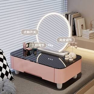 飘窗梳妆台收纳柜一体化妆桌小型专用网红小户型榻榻米化妆台迷你