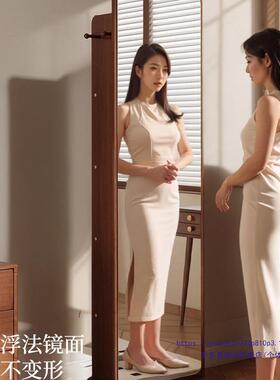 旋转穿衣镜全身镜落家用书卧EPY室网红可移动杂地志架物一体试衣