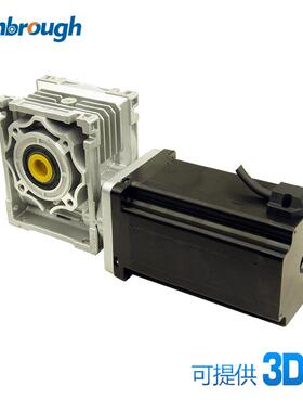 AXA两相8蜗轮减速步电进电机机力矩12N6M减速比5-100