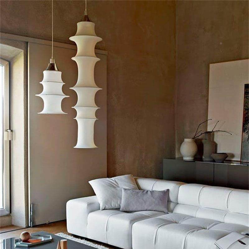 意大利ArIXV灯te典mide设蚕丝布吊灯创意经计装饰灯客厅样板房展