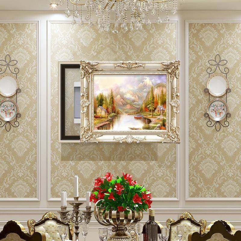 电箱表箱挂装饰IFK-515画电闸关开别墅画空开箱遮挡壁画欧式风景